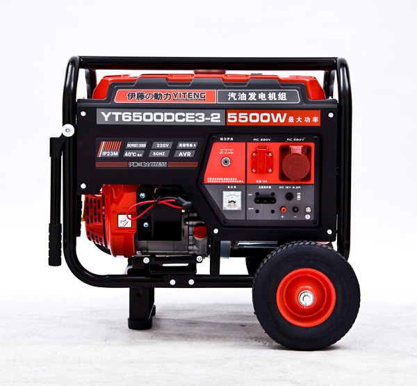 伊藤动力YT6500DCE3-2/5kw汽油发电机220V380V